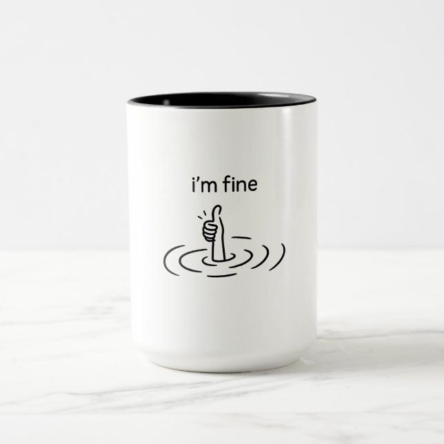 Creative, Whimsical, Minimalist Mug (Center)