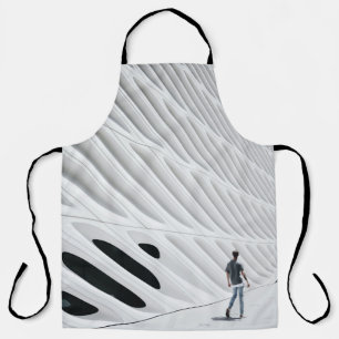 Creative white man architecture apron
