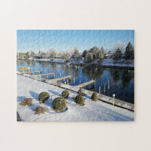 Creative winter water photo jigsaw puzzle