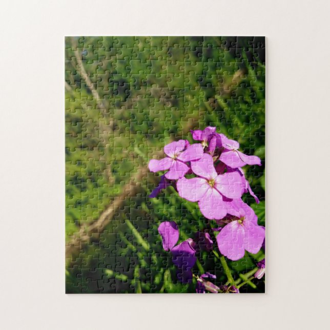Creative woods flower green photo jigsaw puzzle (Vertical)