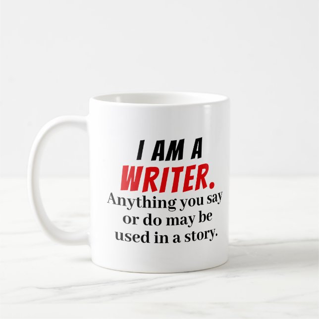 Creative Writer Author Novelist Gift Coffee Mug (Left)