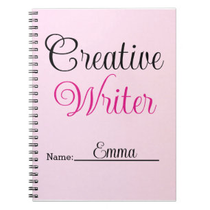 Creative Writer Pastel Pink  Notebook