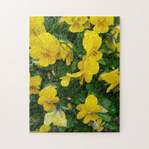 Creative yellow tree flower photo jigsaw puzzle