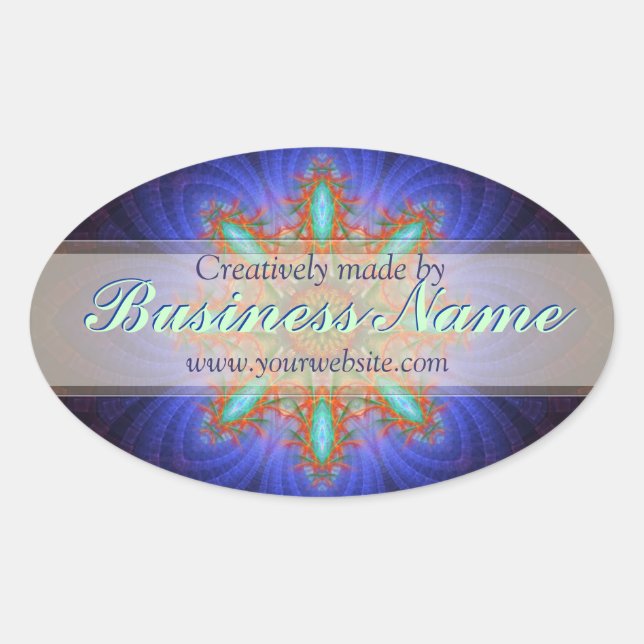 Creatively Made by Fractal Art Product Label (Front)