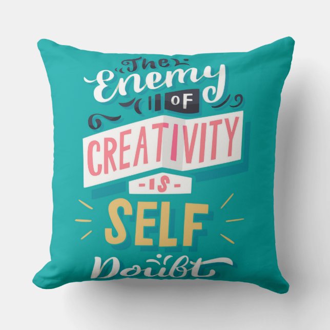 Creativity Decorative Pillow (Front)