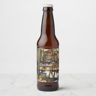 Creativity Glimmer All the Brighter Beer Bottle Label