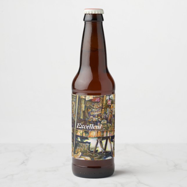 Creativity Glimmer All the Brighter Beer Bottle Label (Front)