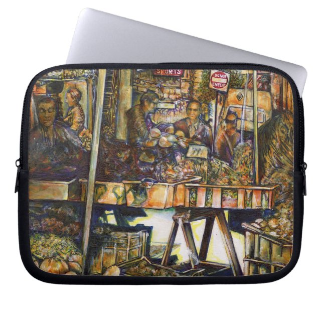 Creativity Glimmer All the Brighter Laptop Sleeve (Front)