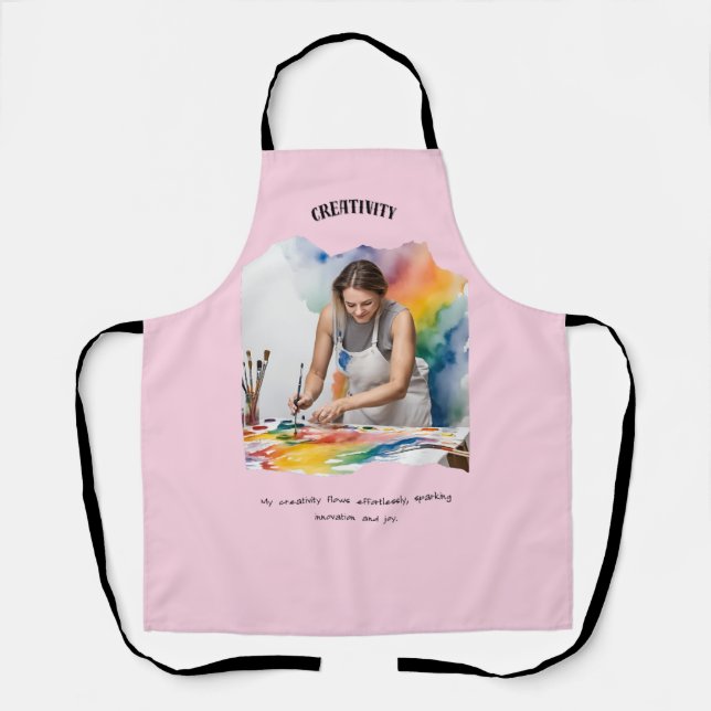 Creativity & Innovation Affirmation Special Gift Apron (Front)