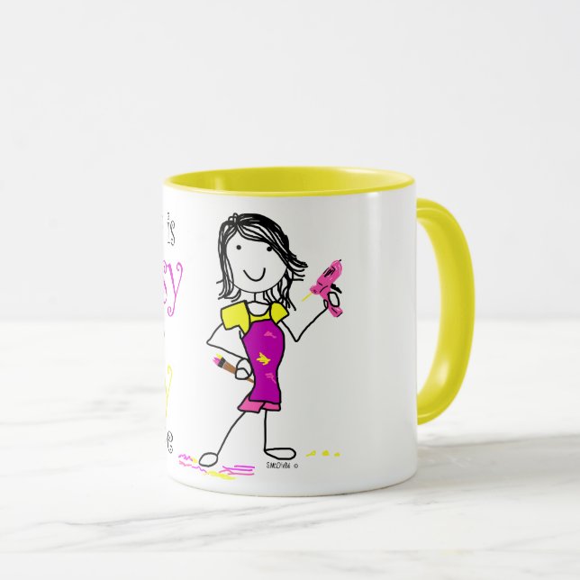 Creativity is Messy Mug (Front Right)