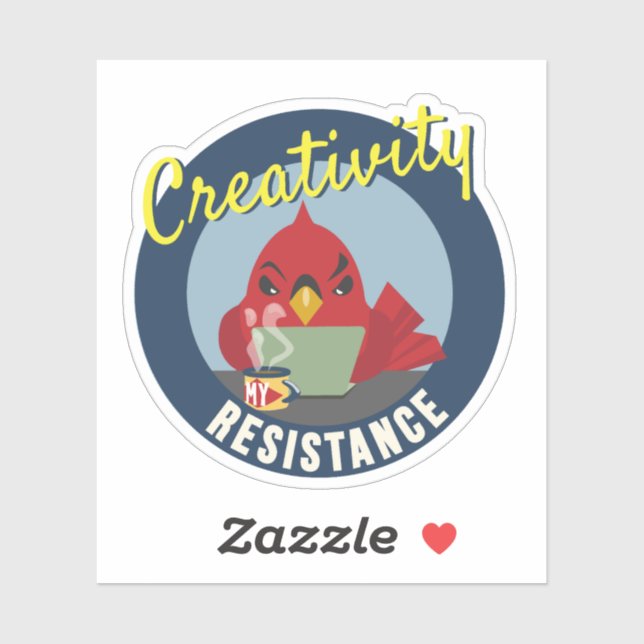 "Creativity is My Resistance" compact circle (Sheet)