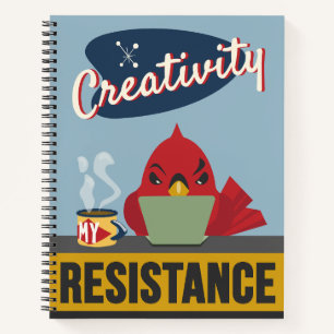 "Creativity is My Resistance" – Dot Grid Notebook