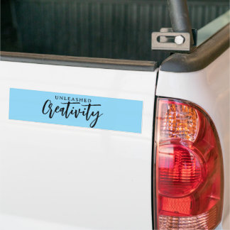 creativity unleashed  bumper sticker