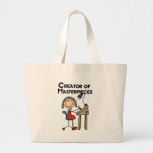 Creator of Masterpieces Tshirts and Gifts Large Tote Bag