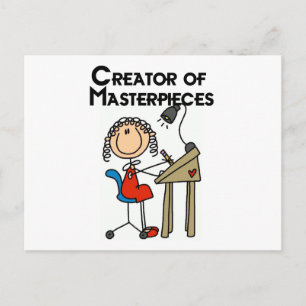 Creator of Masterpieces Tshirts and Gifts Postcard