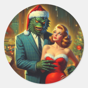 Creature Christmas stickers
