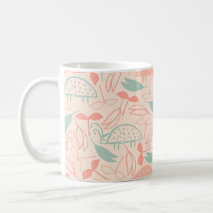 Creature Comforts Pattern Coffee Mug