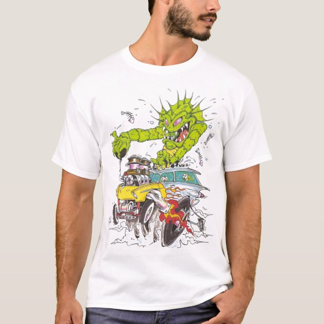 Creature from the Grease Lagoon T-Shirt (Front)