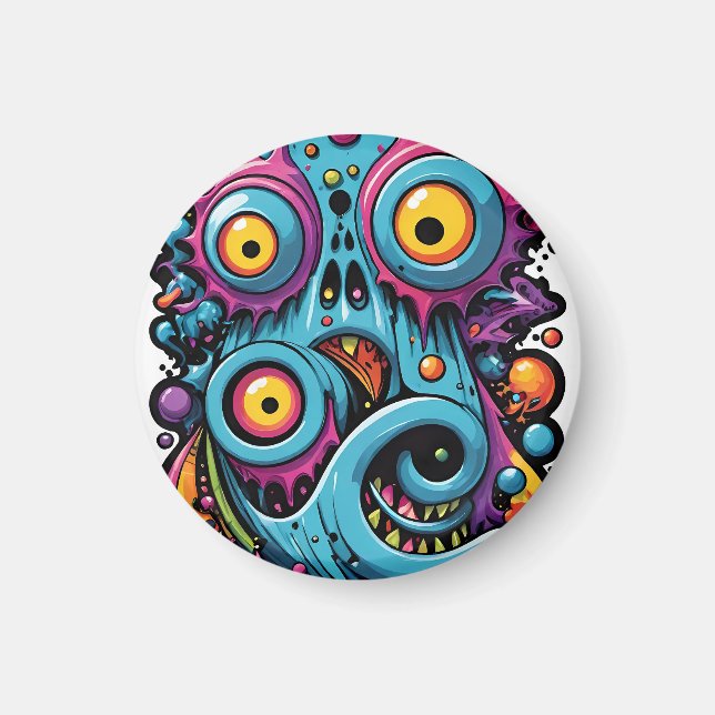 Creature From the Memphis Design Group Lagoon Magnet (Front)