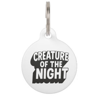 Creature of the Night Pet Tag