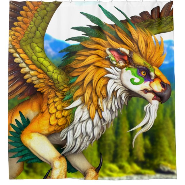 Creature Shower Curtain (Front)