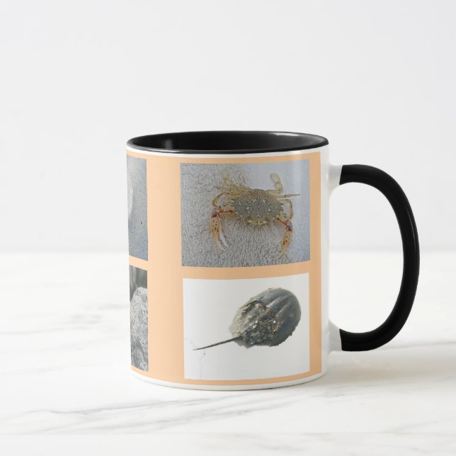 Creatures at the Beach Patches Mug (Right)