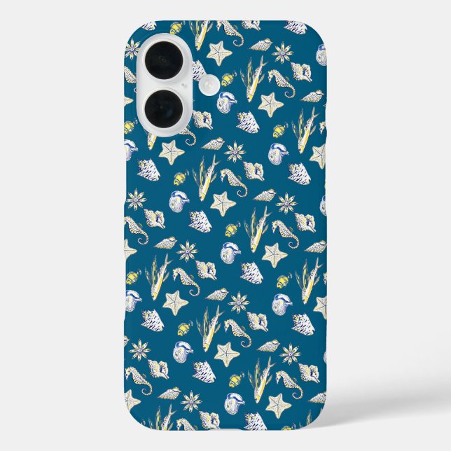 Creatures fom the ocean blue Case-Mate iPhone case (Back)