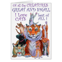 Creatures Great and Small Cat!