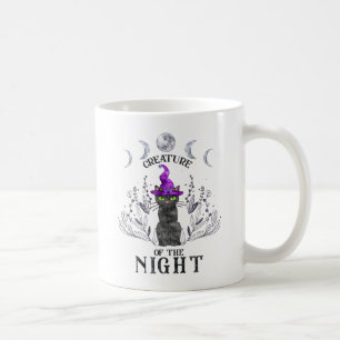 Creatures of the Night – Halloween Black Cat Coffee Mug