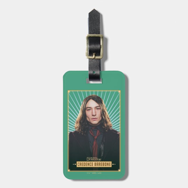 Credence Barebone Character Graphic Luggage Tag (Front Vertical)