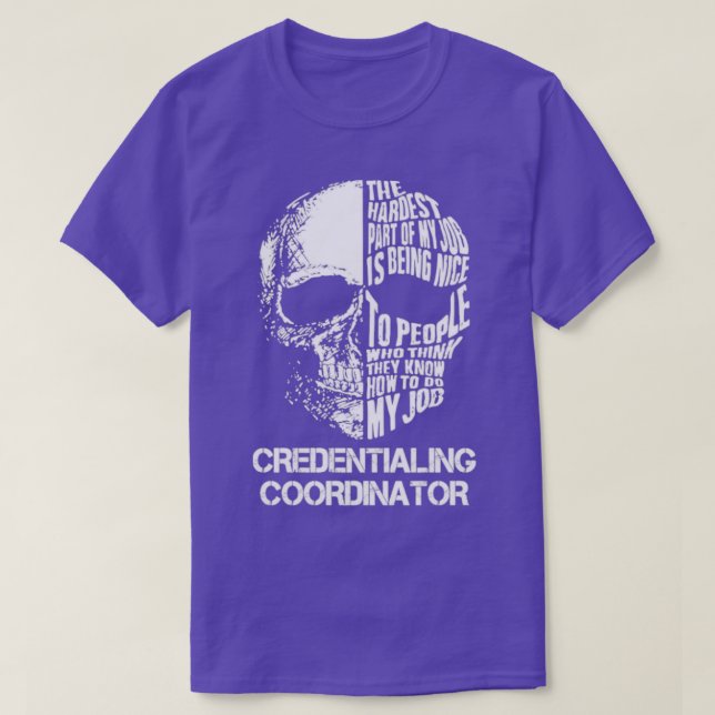 Credentialing Coordinator T-Shirt (Design Front)