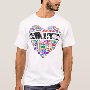 Credentialing Specialist Heart T-Shirt