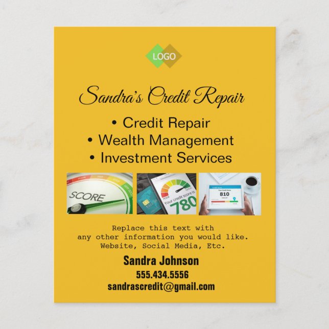 Credit Card Black and Gold  (Front)