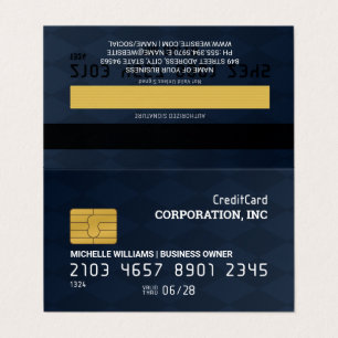 Credit Card   Chequered Background