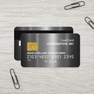 Credit Card | Metallic Brushed