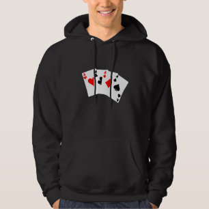 Credit Card Poker Casino Deck Gambling Hoodie