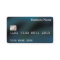Credit Card style BUSINESS CARD (2-sided) blue