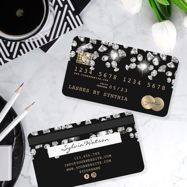 Credit Card Styled Dripping  Diamonds (Creator Uploaded)