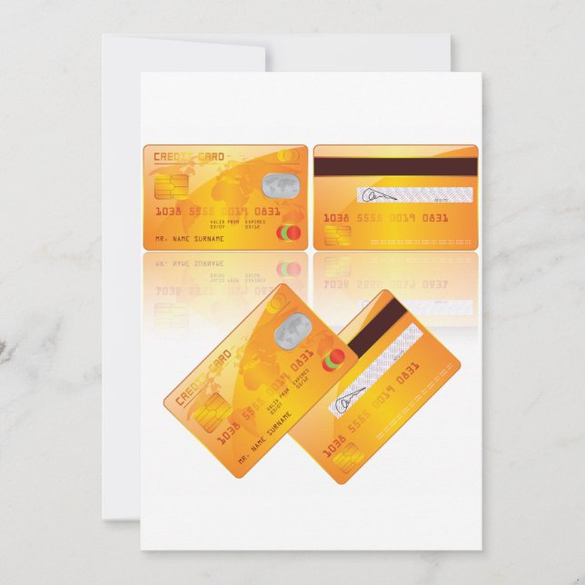 Credit Cards Invitations (Front)