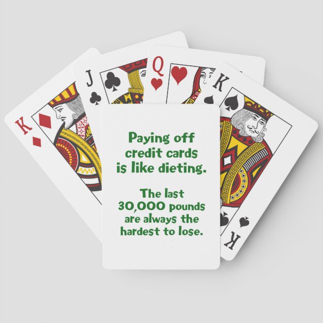 Credit Cards... Playing Cards (Back)