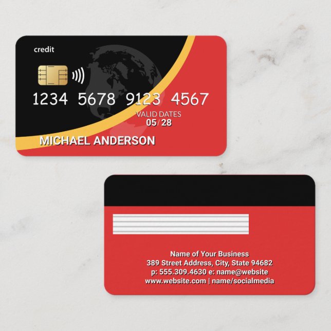 Credit | Debit Card (Front/Back)