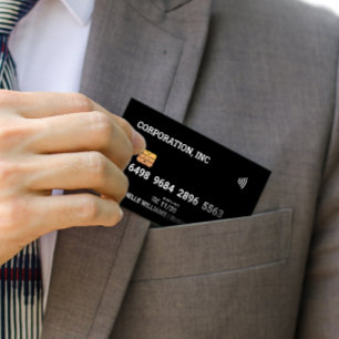 Credit Debit Card Black