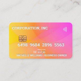 Credit   Debit Card   Colourful Gradient