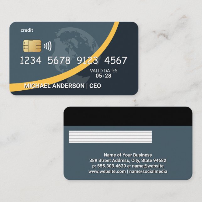 Credit | Debit Card | Global (Front/Back)