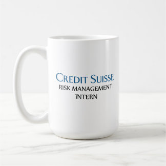 Credit Suisse Risk Management Intern Coffee Mug