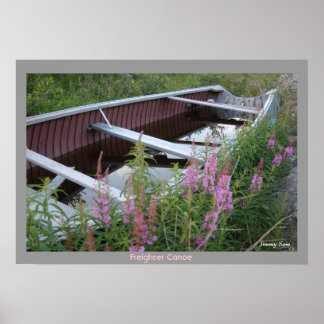 Cree Freighter Canoe - Chisasibi Québec Poster