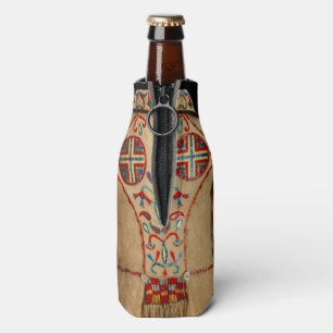 "Cree Métis coat (back) , 1874. Red River" Bottle Cooler