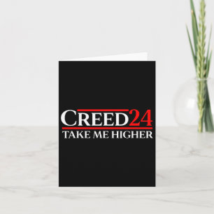 Creed 24 Take Me Higher Flag Usa America Card
