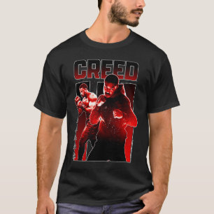 Creed 3 Adonis Creed Level Up Red Split Panel Post T-Shirt