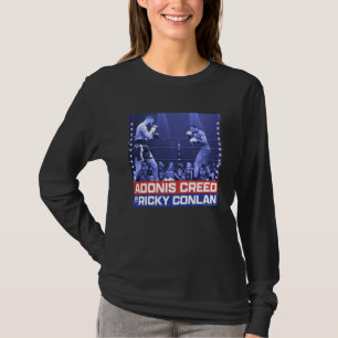 Creed vs Conlan boxing ring blue T-Shirt